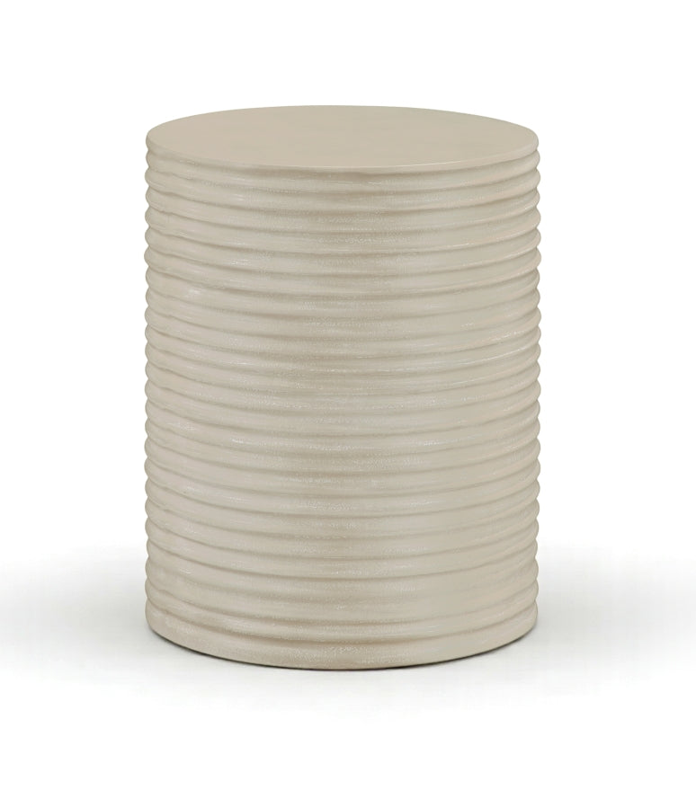 Nobi Concrete End Table in Beige - 615Sand-ET