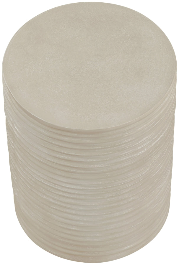 Nobi Concrete End Table in Beige - 615Sand-ET