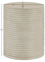Nobi Concrete End Table in Beige - 615Sand-ET