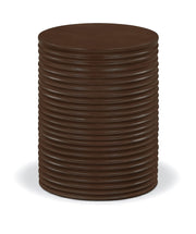 Nobi Concrete End Table in Brown - 615Brown-ET