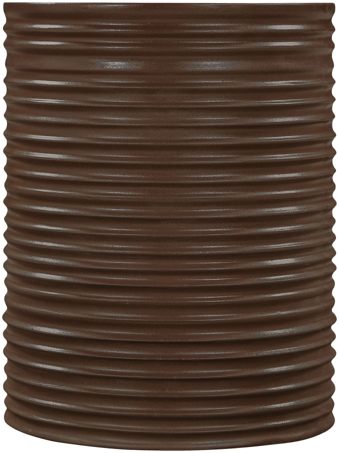 Nobi Concrete End Table in Brown - 615Brown-ET