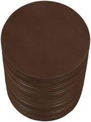 Nobi Concrete End Table in Brown - 615Brown-ET