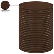 Nobi Concrete End Table in Brown - 615Brown-ET