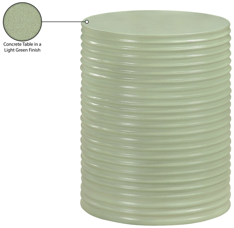 Nobi Concrete End Table in Green - 615Green-ET
