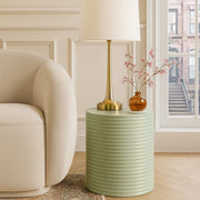 Nobi Concrete End Table in Green - 615Green-ET