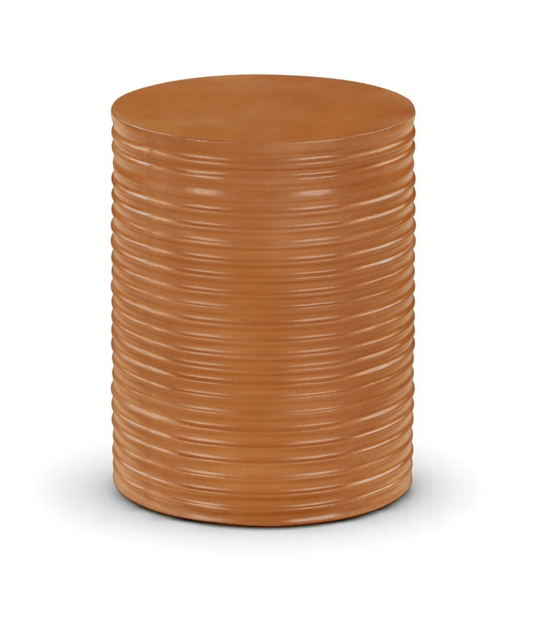Nobi Concrete End Table in Terracotta - 615Terracotta-ET