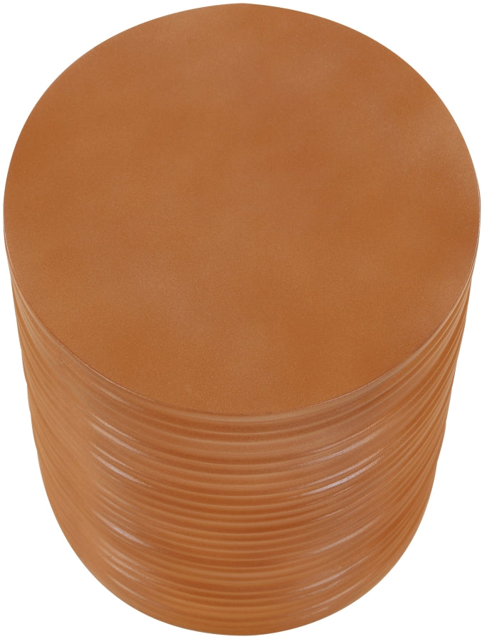 Nobi Concrete End Table in Terracotta - 615Terracotta-ET