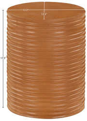 Nobi Concrete End Table in Terracotta - 615Terracotta-ET