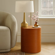Nobi Concrete End Table in Terracotta - 615Terracotta-ET