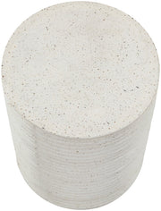 Nobi Concrete End Table in Terrazzo - 615Trzo-ET