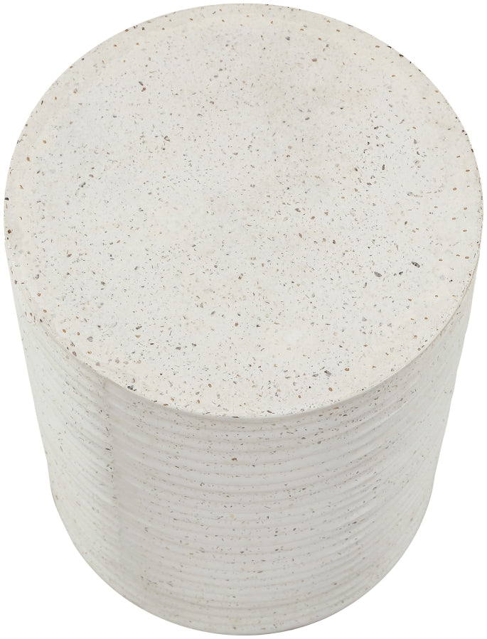 Nobi Concrete End Table in Terrazzo - 615Trzo-ET