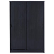 Noble 2-door Bedroom Wardrobe Storage Cabinet Armoire Black - 950441BLK