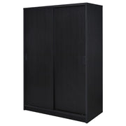 Noble 2-door Bedroom Wardrobe Storage Cabinet Armoire Black - 950441BLK