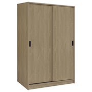Noble 2-door Bedroom Wardrobe Storage Cabinet Armoire Latte - 950441LOK