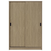 Noble 2-door Bedroom Wardrobe Storage Cabinet Armoire Latte - 950441LOK