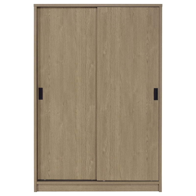 Noble 2-door Bedroom Wardrobe Storage Cabinet Armoire Latte - 950441LOK