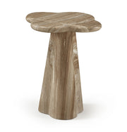 Nola Concrete Indoor/Outdoor End Table in Beige - 955Beige-ET16