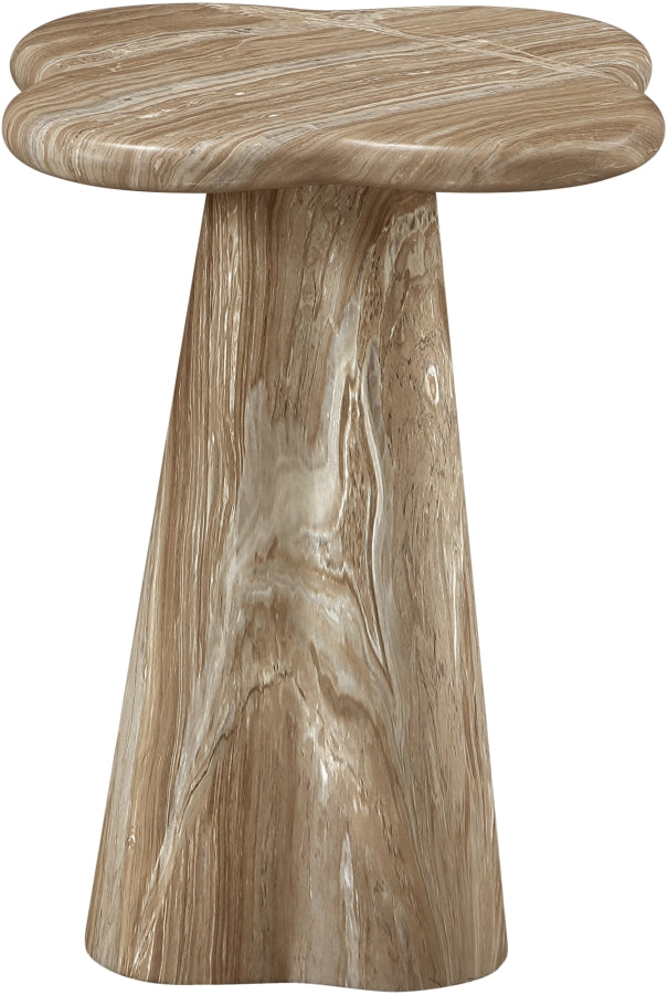 Nola Concrete Indoor/Outdoor End Table in Beige - 955Beige-ET16