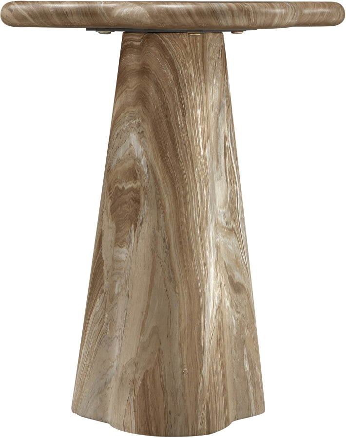 Nola Concrete Indoor/Outdoor End Table in Beige - 955Beige-ET16