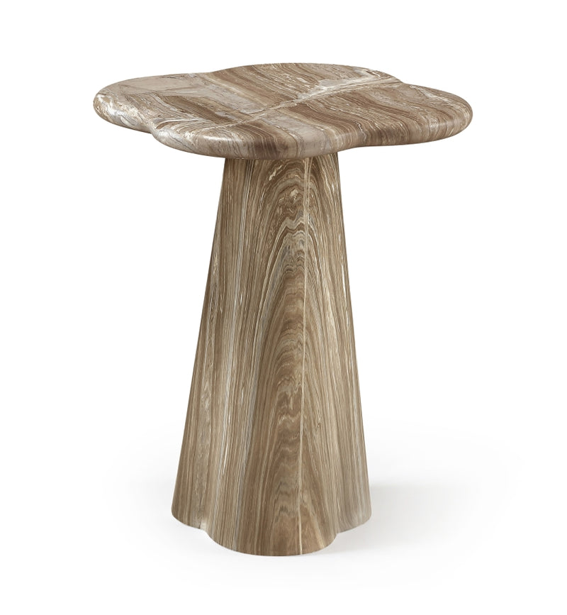 Nola Concrete Indoor/Outdoor End Table in Beige - 955Beige-ET18