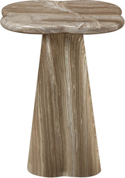 Nola Concrete Indoor/Outdoor End Table in Beige - 955Beige-ET18