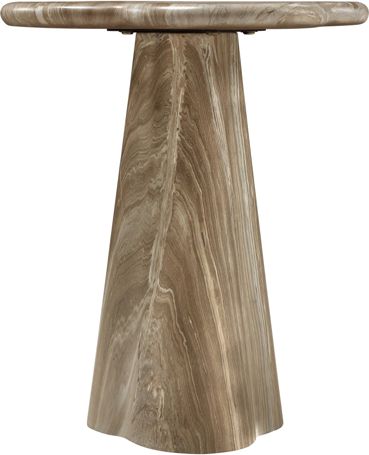Nola Concrete Indoor/Outdoor End Table in Beige - 955Beige-ET18