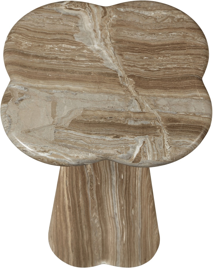 Nola Concrete Indoor/Outdoor End Table in Beige - 955Beige-ET18
