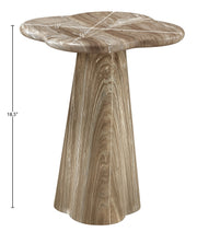 Nola Concrete Indoor/Outdoor End Table in Beige - 955Beige-ET18