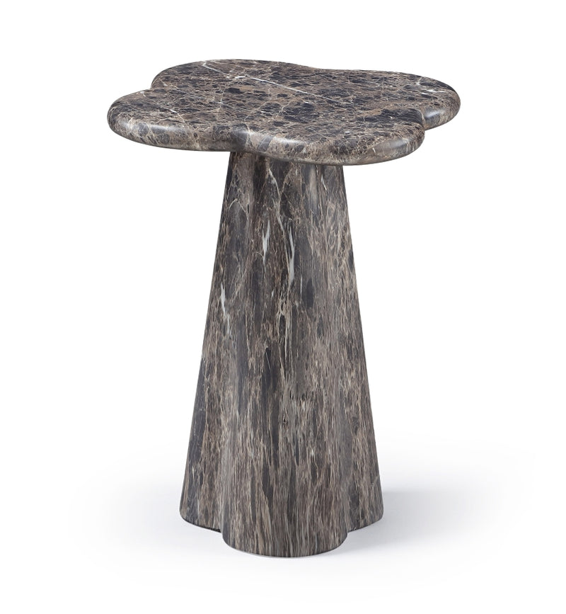Nola Concrete Indoor/Outdoor End Table in Brown - 955Brown-ET16