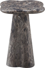 Nola Concrete Indoor/Outdoor End Table in Brown - 955Brown-ET16