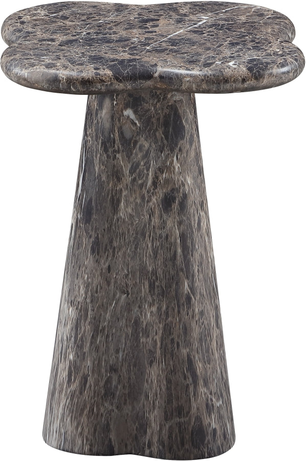 Nola Concrete Indoor/Outdoor End Table in Brown - 955Brown-ET16
