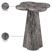 Nola Concrete Indoor/Outdoor End Table in Brown - 955Brown-ET16