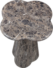 Nola Concrete Indoor/Outdoor End Table in Brown - 955Brown-ET18