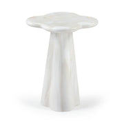 Nola Concrete Indoor/Outdoor End Table in White - 955White-ET16