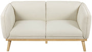Nolita 62.5" Boucle Fabric Upholstered Loveseat in Cream - 159Cream-L