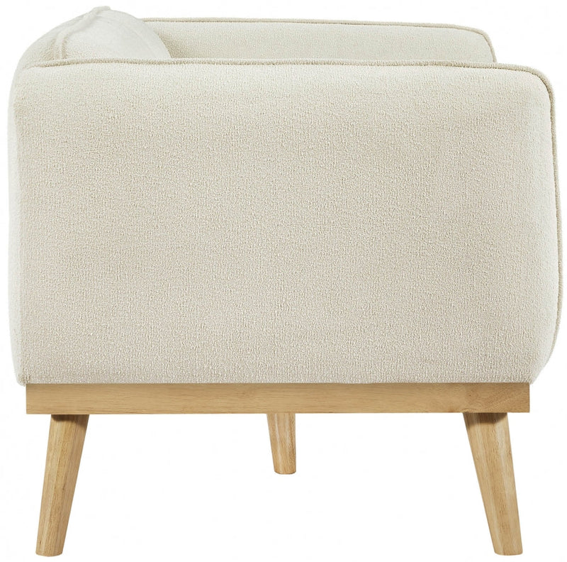 Nolita 62.5" Boucle Fabric Upholstered Loveseat in Cream - 159Cream-L