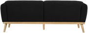 Nolita 82" Boucle Fabric Upholstered Sofa in Black - 159Black-S