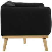 Nolita 82" Boucle Fabric Upholstered Sofa in Black - 159Black-S