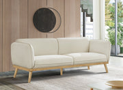 Nolita 82" Boucle Fabric Upholstered Sofa in Cream - 159Cream-S