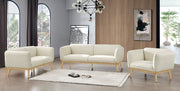 Nolita 82" Boucle Fabric Upholstered Sofa in Cream - 159Cream-S