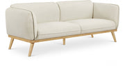 Nolita 82" Boucle Fabric Upholstered Sofa in Cream - 159Cream-S