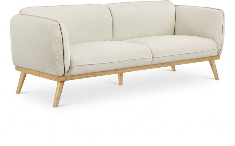 Nolita 82" Boucle Fabric Upholstered Sofa in Cream - 159Cream-S