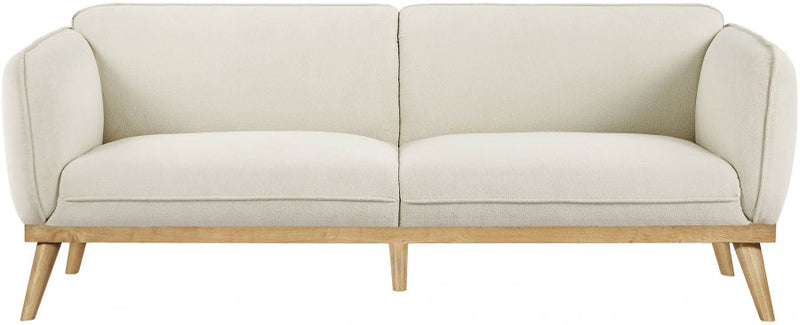 Nolita 82" Boucle Fabric Upholstered Sofa in Cream - 159Cream-S