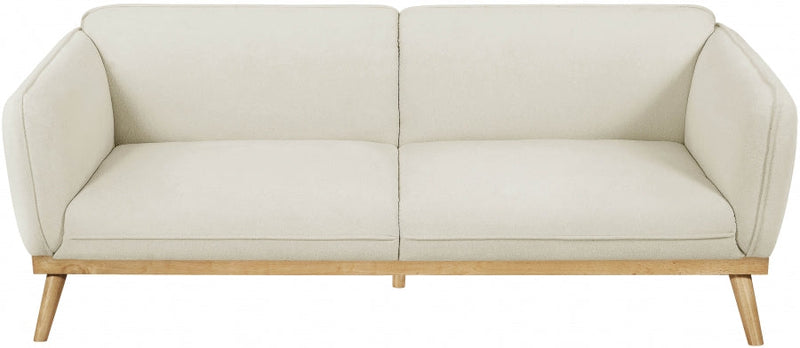 Nolita 82" Boucle Fabric Upholstered Sofa in Cream - 159Cream-S