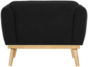 Nolita Boucle Fabric Upholstered Chair in Black - 159Black-C