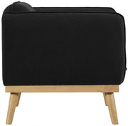 Nolita Boucle Fabric Upholstered Chair in Black - 159Black-C