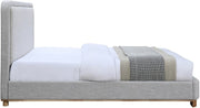Nolita Linen Textured Fabric Full Bed Grey - Gate FurnitureFull Bed