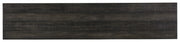 Noorbrook Black XL TV Stand w/Fireplace Option - Gate FurnitureTV Stand