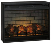 Noorbrook Black XL TV Stand w/Fireplace Option - Gate FurnitureTV Stand