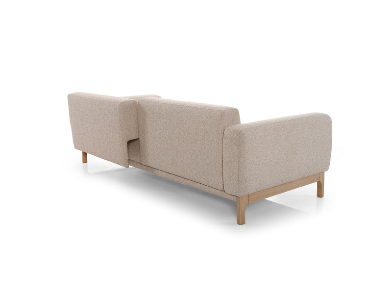 Nora 4-pieces (2 Sofa & 2 Chair) Livingroom in Cream - Brown - 200-ELI-NOR-P8-02-DSN-116-3311